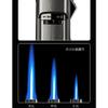 Windproof Turbine Torch Lighter, Refillable Butane Gas Lighter, Portable Metal Inflatable Windproof Jet Large Fire Power Lighter, Suitable for Candle Cigar Kitchen Outdoor Camping, Barbecue(T6) view 4