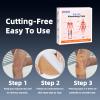 IEADEN Precut Kinesiology Tape for Knees, 10 Pcs - Knee Support & Stability, Knee Pain Relief Athletic Tape - Waterproof & Elastic, Breathable Hypoallergenic Latex-Free Tape, Beige view 3