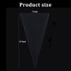 100Pcs Cone Cellophane Bags, 7x15 Inch Cone Shaped Treat Bags with Twist Ties, Plastic Cellophane Bag for Treats, Popcorn, Candy, Party Favors view 2