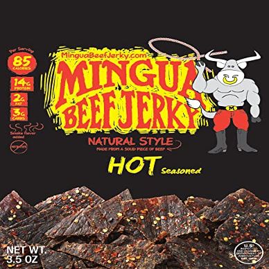 Mingua Beef Jerky (The Original) 3.5 oz Hot