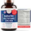 Bariatric Multivitamin with Iron - 45 mg Iron Once Daily, 21 Essential Vitamins - Easy to Swallow Bariatric Vitamins for Women & Men - Gastric Bypass, Gastric Sleeve Recovery Support - 30 Capsules view 1