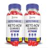 Justified Laboratories (2 Pack Keto Thrive Keto ACV Gummies Extreme 2000MG Keto Thrive Keto Gummies Apple Cider Vinegar Formulated with Pomegranate Beet Juice Powder B12 Vegan Non GMO 120 Gummys view 1