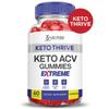 Justified Laboratories (2 Pack Keto Thrive Keto ACV Gummies Extreme 2000MG Keto Thrive Keto Gummies Apple Cider Vinegar Formulated with Pomegranate Beet Juice Powder B12 Vegan Non GMO 120 Gummys view 4