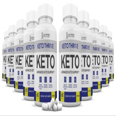 (10 Pack) Keto Thrive Keto ACV Pills 1275MG Keto Support Blend Capsule Alternative to Keto ACV Gummies Formulated with Apple Cider Vinegar Extra Virgin Olive Oil Powder Green Tea Leaf 600 Capsules