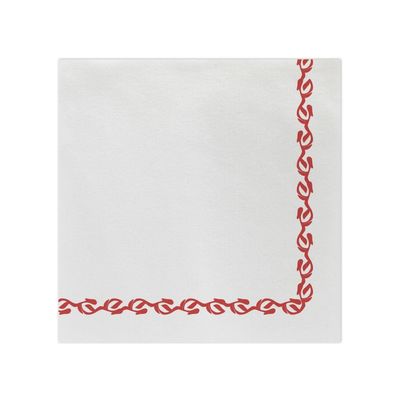 Papersoft Napkins Florentine Red Dinner Napkins - Pack of 20