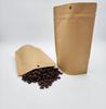 100 Pack Kraft Pouch 6" x 9" x 3.5" Stand Up Kraft | Mylar Reclosable Heat Sealable,Stand-Up Pouch Bag | Coffee | Color: Brown view 1