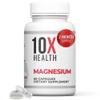 10X Health Magnesium Supplements - High-Absorption Magnesium Citrate for Sleep, Muscle & Nerve Support, Cardiovascular & Heart Health - 60 Capsules view 1
