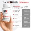 10X Health Vitamin C 1000mg - 120 Capsules Vitamin C, High Dose Ascorbic Acid for Immunity, Antioxidant Protection, Collagen & Tissue Support for Adults - VitaminC 1000 mg - Non-GMO, Gluten-Free view 2