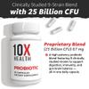 10X Health Probiotics for Men - 60 Capsules Immune Support Supplement & Probiotics for Digestive Health with Lactobacillus Rhamnosus, Acidophilus & Bifidobacterium Probiotic for Gut Health view 3