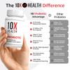 10X Health Probiotics for Men - 60 Capsules Immune Support Supplement & Probiotics for Digestive Health with Lactobacillus Rhamnosus, Acidophilus & Bifidobacterium Probiotic for Gut Health view 4
