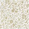 Caspari Flora Scrollwork Gift Wrap - One 30" x 8' Roll view 1