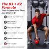 10X Health Vitamin D3 5000 IU & K2 MK7 - Menaquinone 7, High-Potency D3 K2 Vitamin Supplement for Bone Health, Heart and Teeth - 125 mcg Vitamin D & 90 mcg Vitamin K2-60 Capsules view 2
