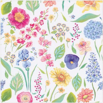 Caspari Summertime Gift Wrapping Paper -One 30" x 8' Roll