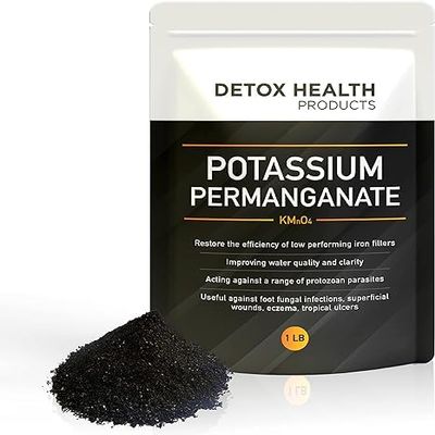 Potassium ~ Permanganate Crystal - Free Flowing Powder - Detox Health Products - 16 OZ