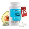 Vitamin D3 (5000iu) with K2 (100mcg) in one Capsule for Maximum Bioavailability - Helps Calcium go to Your Bones and Teeth, not Hardening in Your Arteries. Enhances Calcium Absorption. view 1