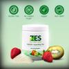 ZES Nutrition Greens + Electrolytes, Kiwi Strawberry Flavor, Vegan, Non-GMO, Green Powder, Daily Green Boost, Vegetable Powder Supplement, Organic Electrolytes, Recovery & Support, Smoothie Mix view 2
