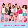 Barbie Antibacterial Kids Bandages, 3 Assorted Sizes 100 CT | Wear Like Stickers, Flexible Adhesive Bandages for Minor Cuts, Scrapes, and Burns. Great Gift idea for Kids view 2