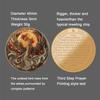 Affirmation Sobriety Coin Gift Set | Undead Bird AA Chip Medallion with Coin Capsule | Sobriety Gifts for Anniversary Month & Year for Men & Women in Recovery (Retro Brass) view 3