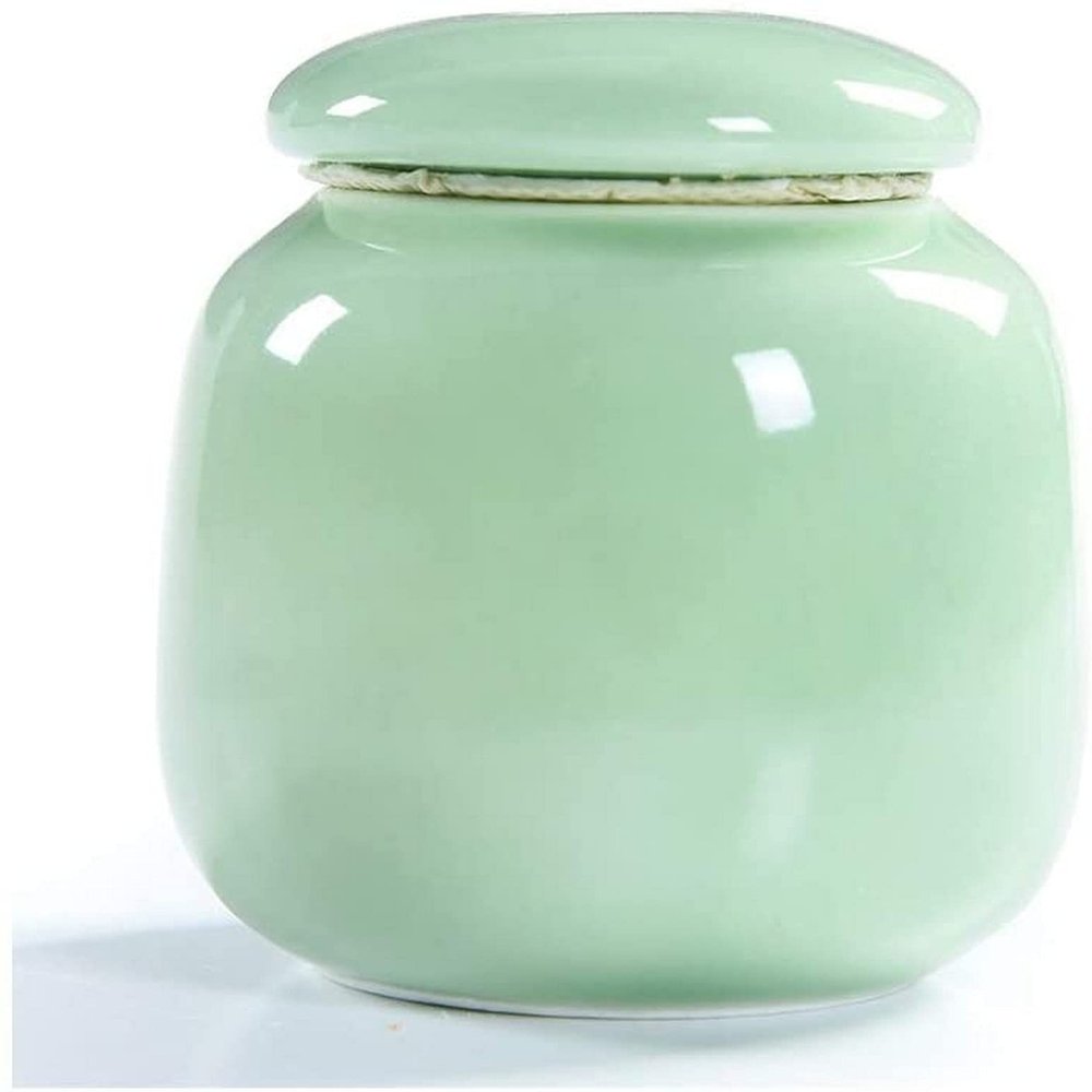 XWZFFAI Pet Urn Fine,Pet Cremation Urn Funeral Urn Cremation Human Casket Mini Burial Cremation Urns Ashes Urn for Adult or Pet Memorial Burial Home Ceramicng Seal 6.4 * 6.8Cm/#12
