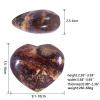 Sportmusies Natural Ocean Jasper Stone Heart, 3.54-3.94 inches view 2