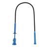 24.4 in Claw Grabber Tool,Bendable Hose Reacher Pickup with LED Light,4 Claw Picking Tool for Garbage Litter Pick Home Sink Drain and Metal Small Items. (Blue) view 2