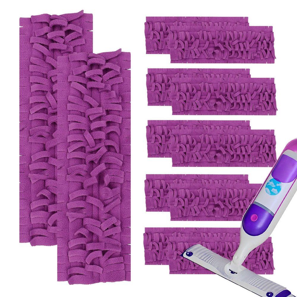12 Pack Mopping Pads Refills for Swiffer PowerMop, Reusable Microfiber Mop Pads,Compatible with Swiffer Power Mop Refills, Washable MopPad Use for Most Floor Types