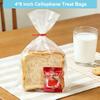Aegero Cello Cellophane Treat Bags, 200 Pcs 4x6 Inches Clear Cellophane Bags with 200 Twist Ties for Gift Wrapping,Packaging Candies,Dessert,Bakery,Party Favors view 4