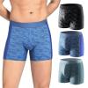 Carer Mens Incontinence Underwear, Washable Reusable Breathable Leak Proof Underwear for Men Boxer Briefs for Bladder Leakage, 80ml Absorbent Pad Breathable Waterproof 3 Pack, Medium view 1