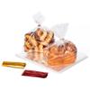 Aegero Cello Cellophane Treat Bags, 200 Pcs 8x10Inches Clear Cellophane Bags with 200 Twist Ties for Gift Wrapping,Packaging Candies,Dessert,Bakery,Party Favors