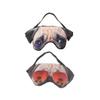 3D Cute Animal Funny Sleep Eye Mask for Men Women, Soft Plush Cat Dog Blindfold Sleeping Mask for Plane Travel Yoga Office Snap Nap Eye Cover Eyeshade (2 Pack) view 1