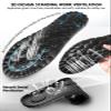 4D Cloud Insoles for Men and Women, Arch Support Insoles, Memory Foam Insoles, Shock Absorption and Cushioning Sports Shoe Insoles for Foot & Joint Support (M Men 7-8 / Women 8-9, Graphene Black) view 3