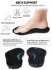 4D Cloud Insoles for Men and Women, Arch Support Insoles, Memory Foam Insoles, Shock Absorption and Cushioning Sports Shoe Insoles for Foot & Joint Support (X Men 9-10 | Women 10-11, Graphene Black) view 4