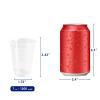 JOLLY CHEF   7 oz Clear Plastic Cups,7 Ounce Small Disposable Cups, Cold Party Drinking Tumblers for Tasting, Drinking and Party view 2