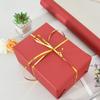 BEISHIDA Red Gift Wrapping Paper Solid Color Pearly-Lustre Wrapping Paper Roll Matte Gift Wrap Paper, Packing Paper for Wedding, Birthday, Graduation, Christmas Wrapping Paper(17inches X 32.8ft) view 3