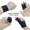 24 Pack Self Adhesive Bandage Wrap 2 Inches X 5 Yards Black Athletic Tape Non-Woven Breathable Elastic & Cohesive Bandage Wrap for Sports, Wrist, First Aid, Pets (24 Count) view 3