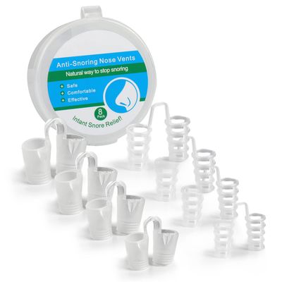 Anti Snoring Nose Vent Nasal Cones Nasal Dilator to Stop Snoring Effective Snore Stopper Anti Snoring Devices Easy to Use Snoring Solution(8PCS)
