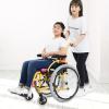 JDGPLM Lightweight Aluminium Wheelchair, Pediatric Wheelchair Folding Lightweight Medical Children's Wheelchair Trolley Kids Manual Wheelchair view 3
