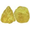 Amazing Gemstone 2 Pieces Lemon Quartz Raw Crystals and Healing Stones, Natural Rocks for Tumbling and DIY Raw Stones and Crystals view 1