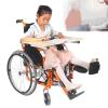 JDGPLM Lightweight Aluminium Wheelchair, Kids Wheelchair Folding Leg Lift Small Trolley for Children's Fracture and Injury Rehabilitation(D) view 1