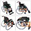 JDGPLM Lightweight Aluminium Wheelchair, Kids Wheelchair Folding Leg Lift Small Trolley for Children's Fracture and Injury Rehabilitation(D) view 4