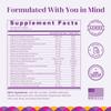 BariMelts Bariatric Multivitamin with Iron - 1 Month Supply (60 Fast-Dissolving Tablets) - Sugar-Free - Post-Op Bariatric Vitamins - Natural Blueberry Flavor view 2