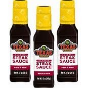 Generic Texas Roadhouse Steak Sauce, Bold & Rich, 3-Pack 12 fl. oz. Bottles