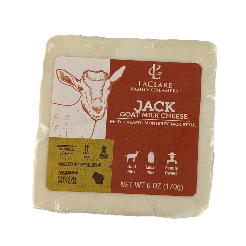 NineLife Basics LaClare Creamery Jack Goat Milk Cheese 6 oz, 1