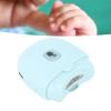 NineLife Basics Nail Clippers, Electric Nail Cutter USB Rechargeable Compact Size Protective Cover Automatic for Traveling for Kid (Tea Green) view 3