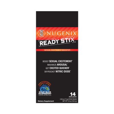 Nugenix Ready Stix - Nitric Oxide Booster, Increase Vitality and Drive, Nitric Oxide Supplements for Men - 14ct