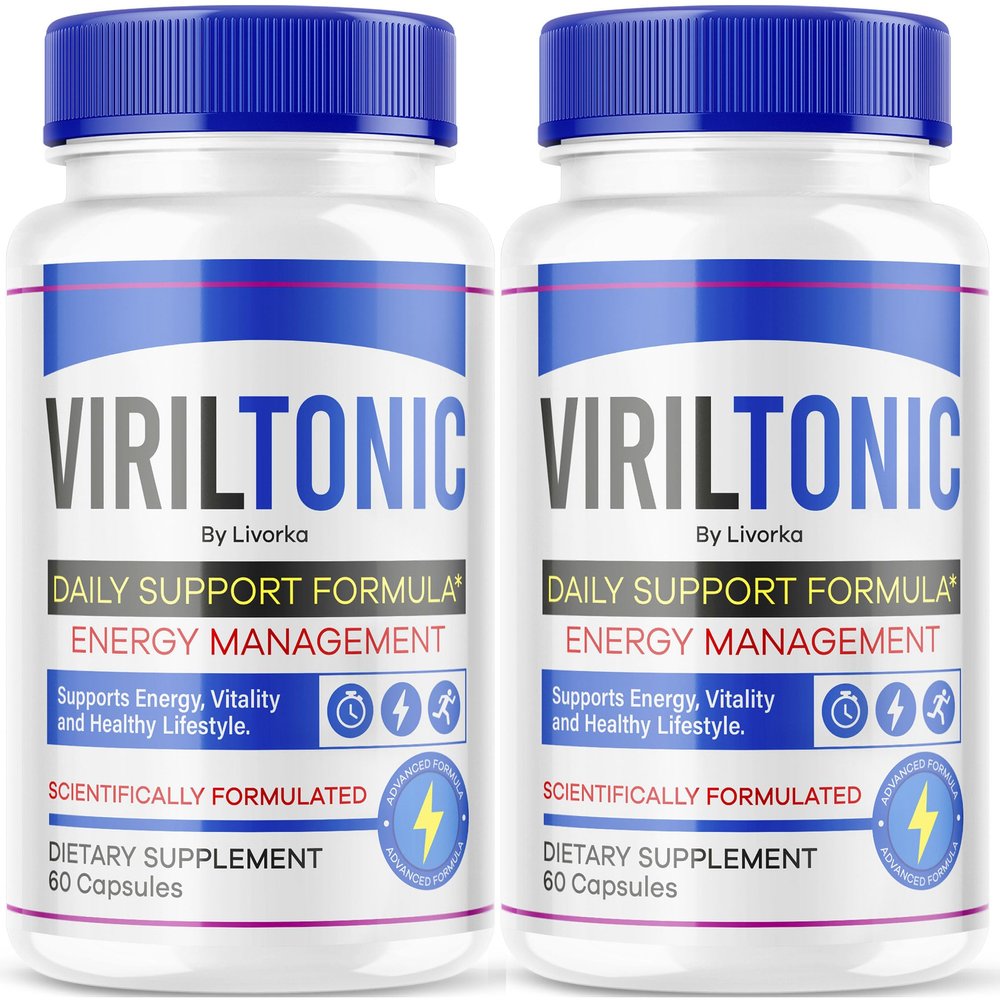 (2 Pack) Viriltonic Capsules, Viriltonic Advanced Support Formula Pills (120 Capsules)