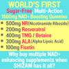 1500mg NAD+ Sugar Free Gummies | NAD + Plus NR TMG ALA Trans-Resveratrol Fisetin Supplements | Nicotinamide Riboside Trimethylglycine Alpha Lipoic Acid Betaine Pills Capsules Tincture Supplement Alt view 2