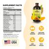 Serene Herbs Liquid Turmeric with Black Pepper - Turmeric Shots Curcumin Supplement 1000mg Extra Strength Herbal Drink, Digestive Bitters for Bloating Relief, Joint Health, Energy & Clarity - 16oz view 2