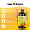 Serene Herbs Liquid Turmeric with Black Pepper - Turmeric Shots Curcumin Supplement 1000mg Extra Strength Herbal Drink, Digestive Bitters for Bloating Relief, Joint Health, Energy & Clarity - 16oz view 4