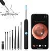 Ear Wax Removal - Ear Cleaner with Camera - Earwax Remover Tool with 8 Pcs Ear Set - Wireless Ear Scope Otoscope with Light - Ear Camera with 6 Ear Spoon - Ear Cleaner (Black) view 1